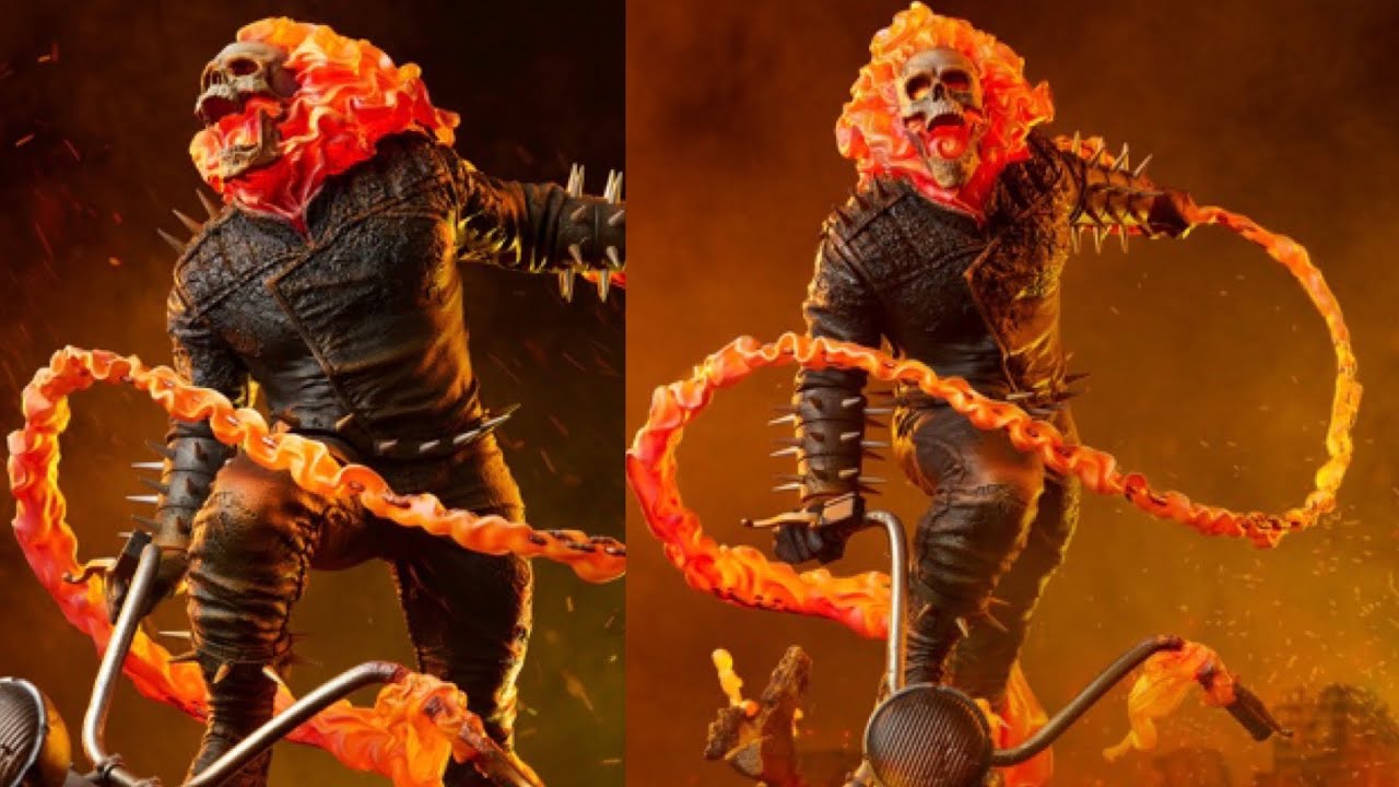 New ghost rider statue by sideshow collectibles revealed