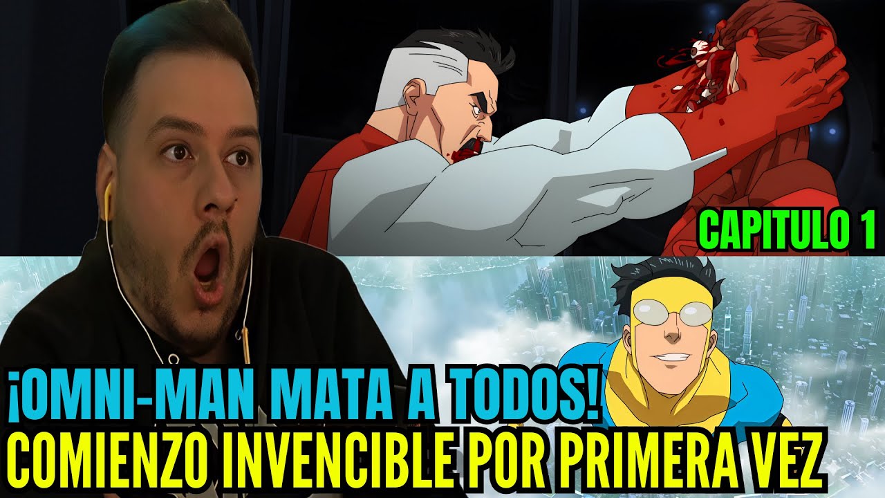 ¡¡BRUTAL!! OMNI-MAN SE VUELVE LOCO 💀 - REACCION A INVINCIBLE POR PRIMERA VEZ Capitulo 1