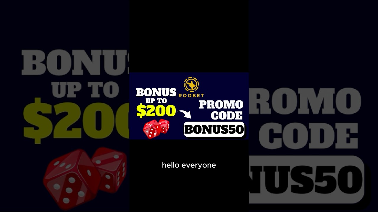 Roobet Promo Code 'BONUS50' - Get $200 In Daily Cashback!