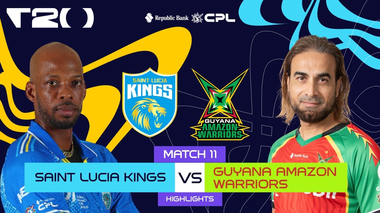 Highlights | Saint Lucia Kings vs Guyana Amazon Warriors | CPL 2026