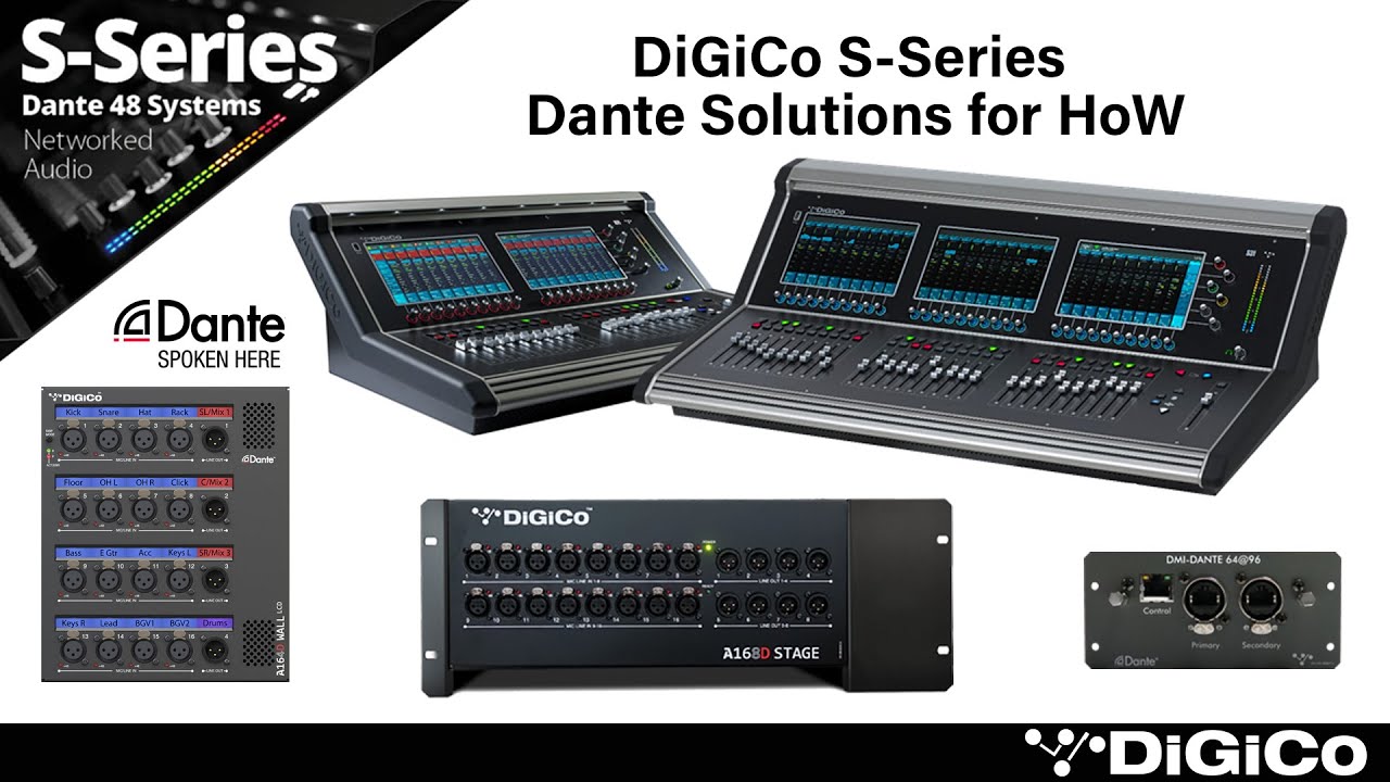 Решения DiGiCo S-Series Dante для храмов