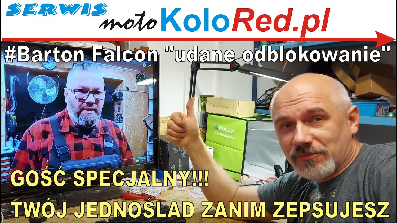 Udane Odblokowanie Bartona Falcon 50. Naprawiamy Z 