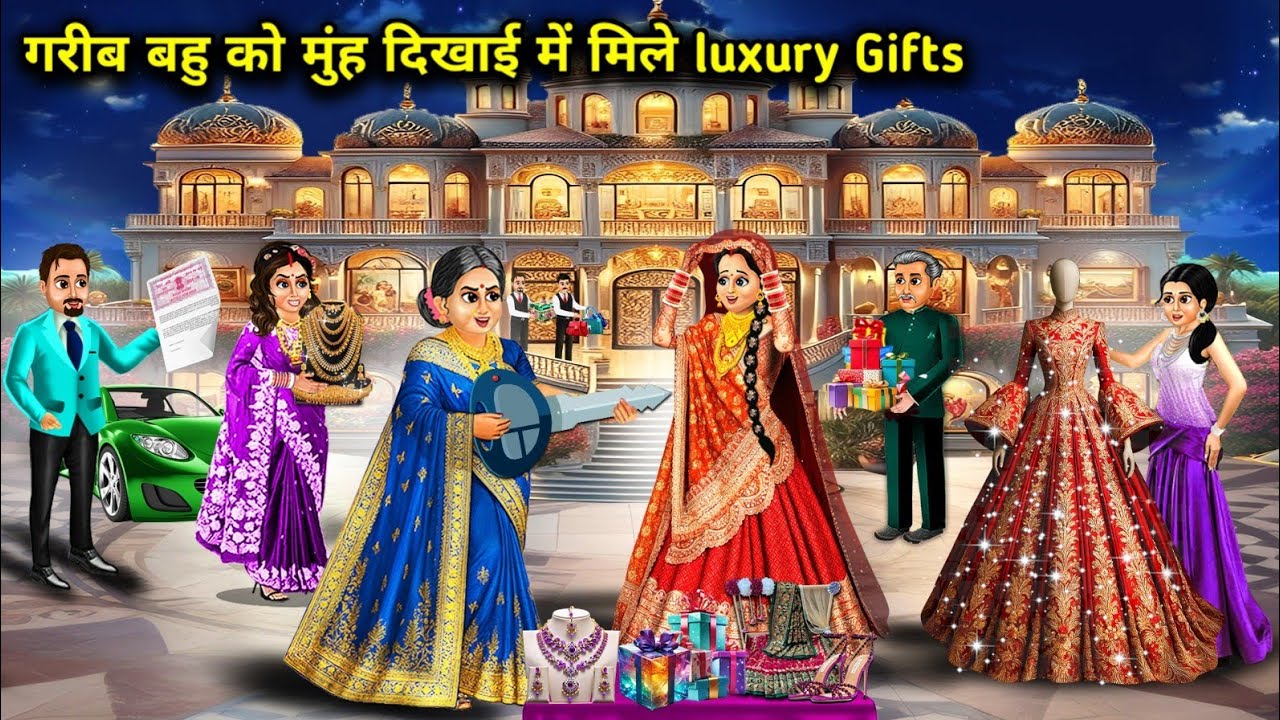 गरीब बहु को मुंह दिखाई में मिले luxury gift||Poor daughter-in-law gets a luxury gift on first date