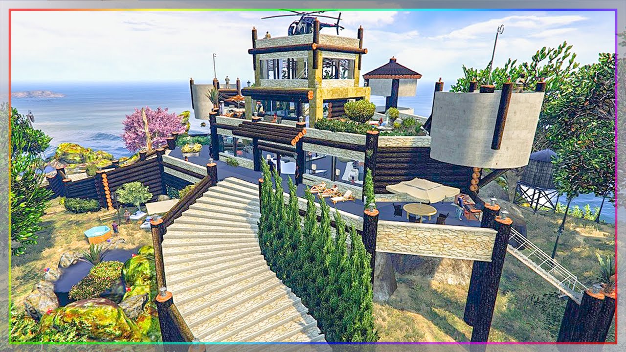 UN CHATEAU DE LUXE SUR GTA 5 !!