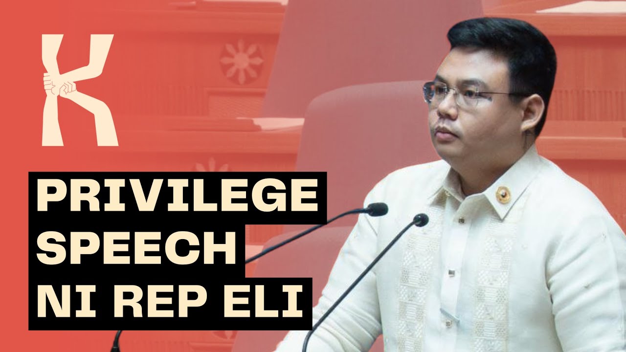 First Privilege Speech of Rep. Eli San Fernando, Kamanggagawa Partylist