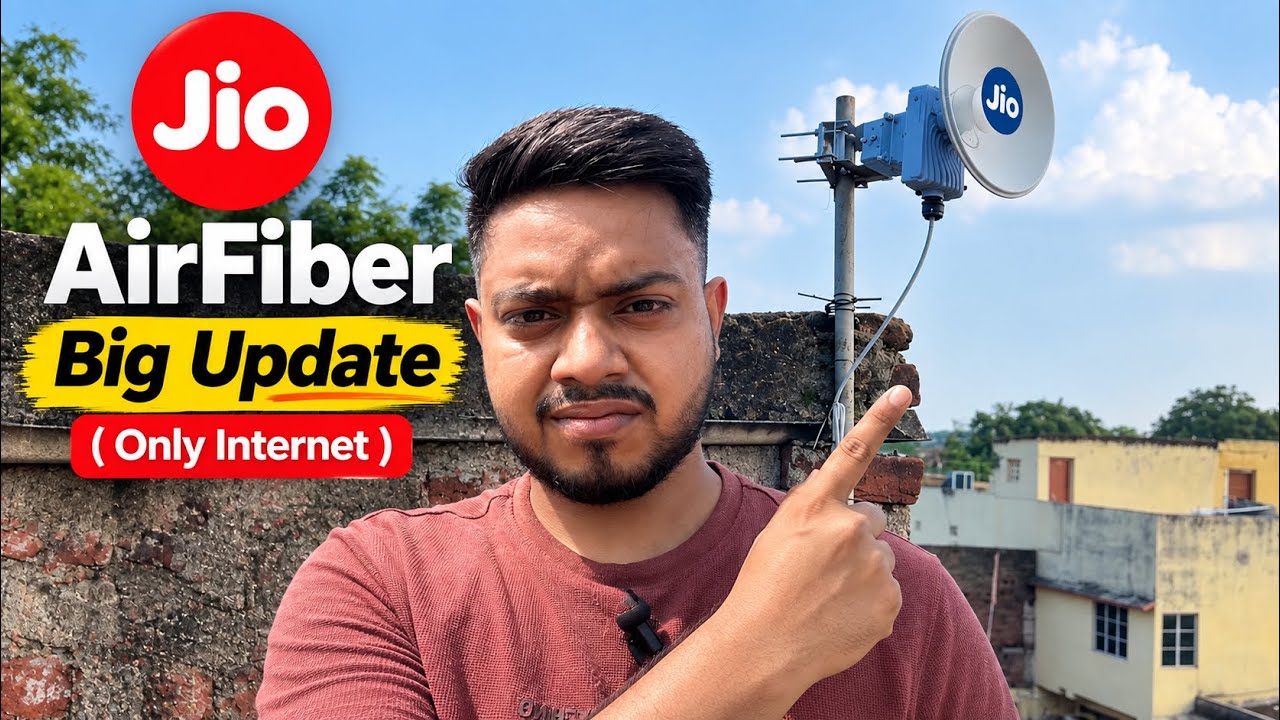 ⚠️ BIG UPDATE  🛜 Jio airfiber PLUS ( only internet ) - Recharge plans & speed issue explained !!