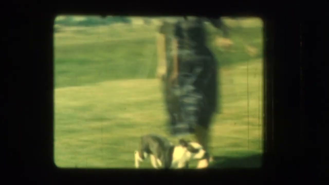 1960 Joanna w dog and Bill Reid