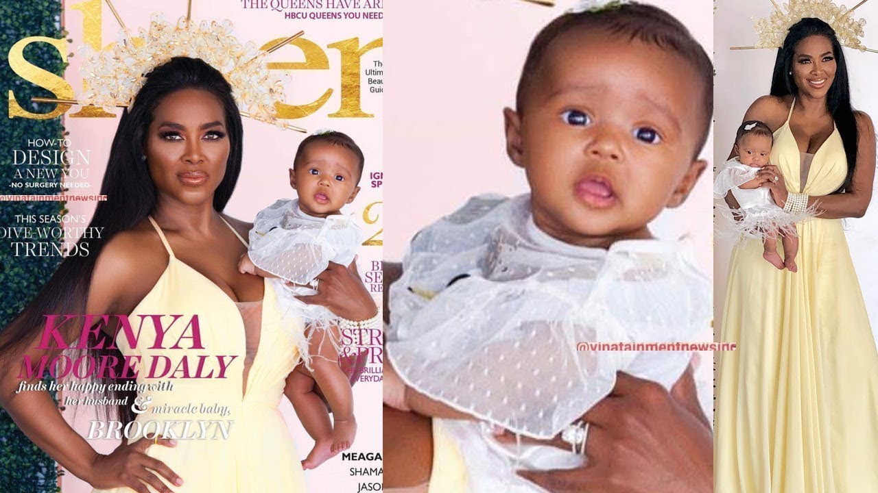 Pt 1 The Dalys Cover Girls: Kenya Moore & Adorable Brooklyn On The Cover Of Sheen Magazine...