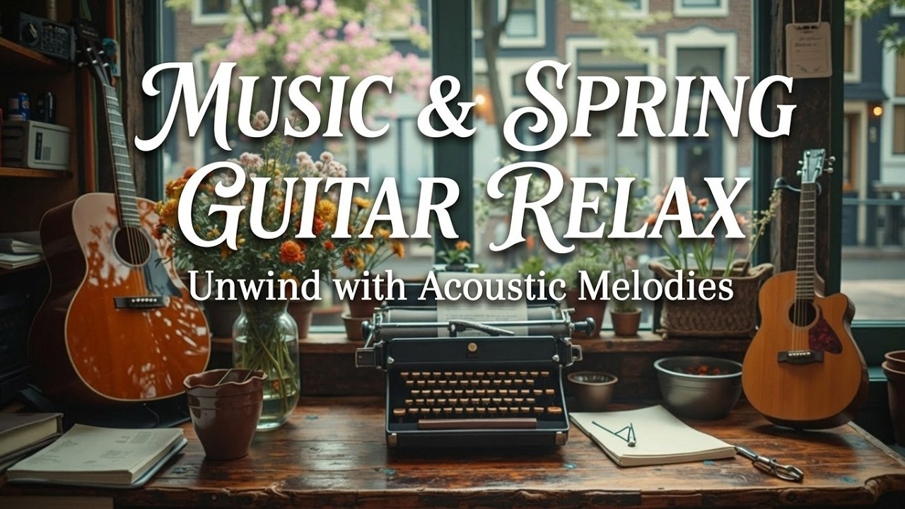 Спокойная акустическая гитара - Расслабляющее весеннее соло - Фольклор