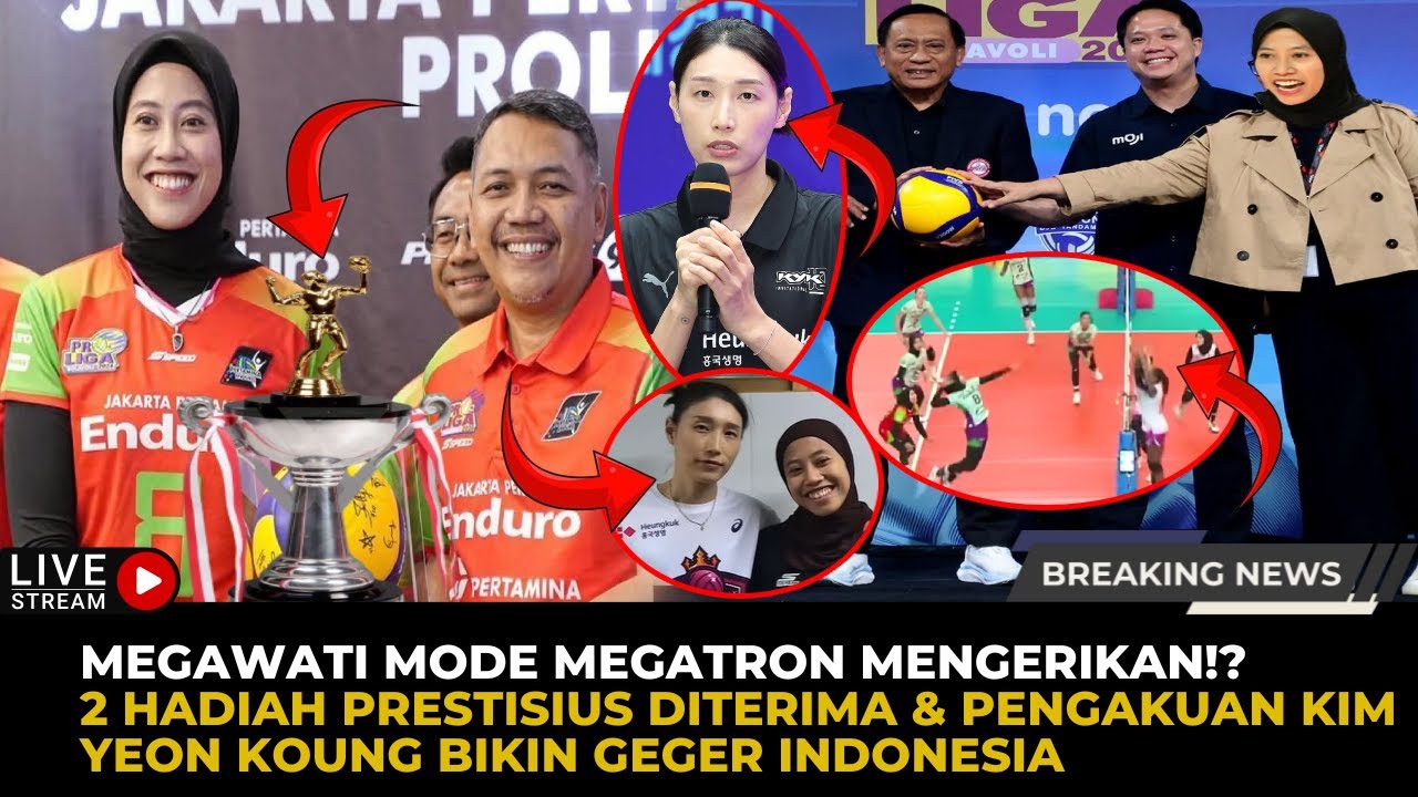 🔴2 Penghargaan Diterima Megawati Usai Jadi Top Skor & Pemain Terbaik, Kim Yeon Koung Beri Pengakuan?