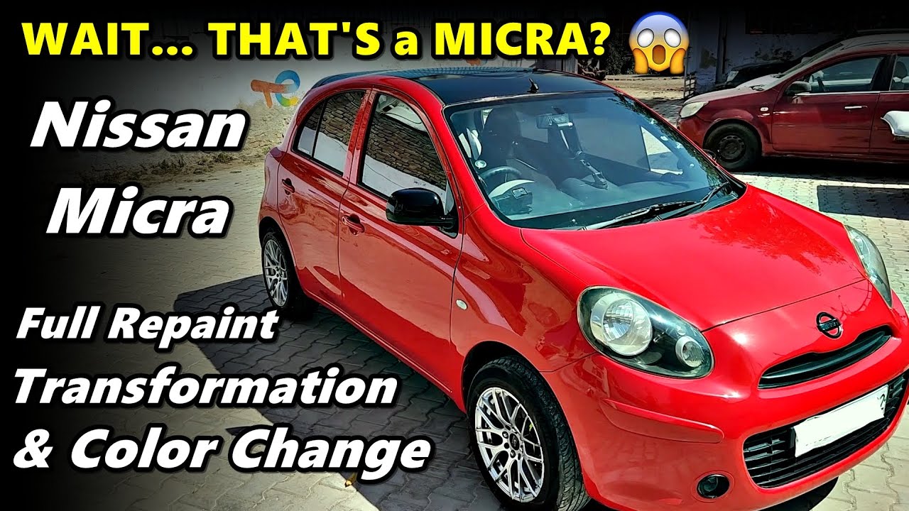 From Ruins to Rockstar: Nissan Micra Full Repaint & Transformation