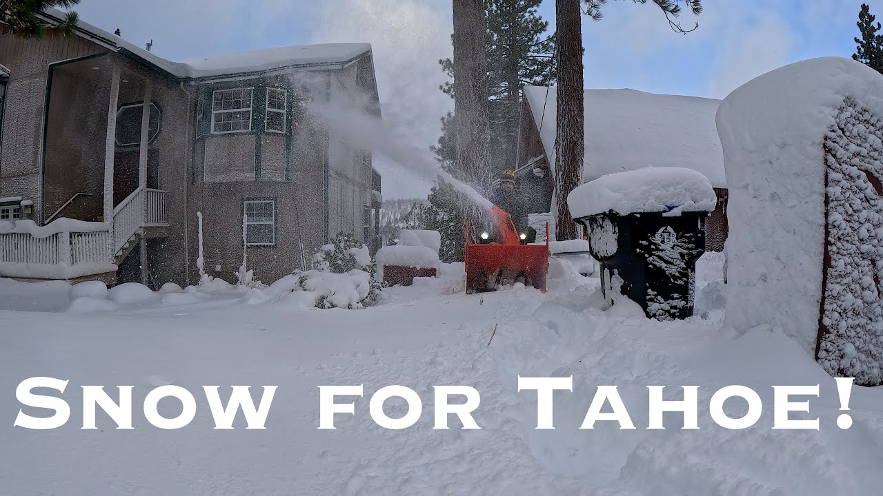 The first real WINTER STORM FOR TAHOE!