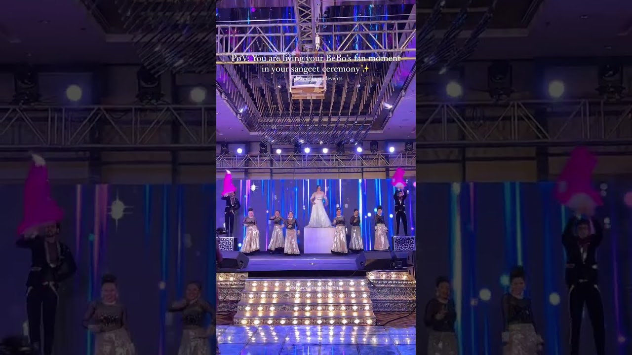 Bride's Performance in the Sangeet Event l Wedding Planner l Indian Wedding l Events