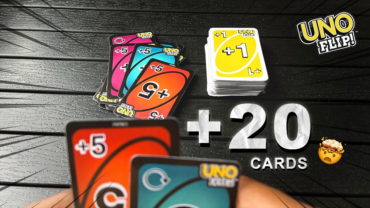 Draw 20 Cards! 🤯 Stack Your Draw 5 Cards with Caution | UNO Flip Fridays are Back!