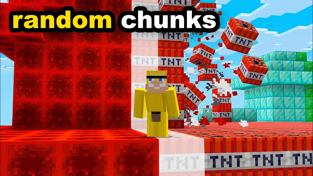 Surviving Random Chunks in Minecraft