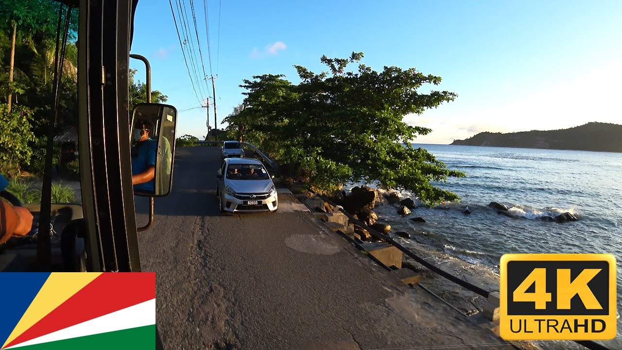 Port Launay Bus #9 Evening Ride Mahé Seychelles