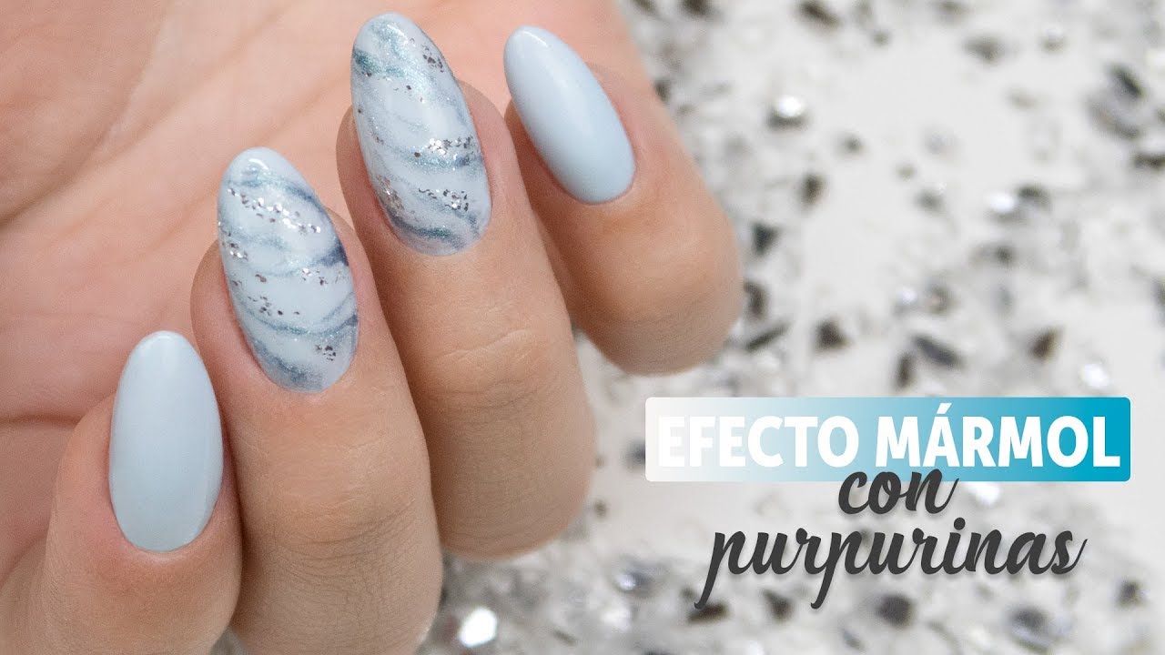 EFECTO MÁRMOL con Esmalte Permanente | Manicura24