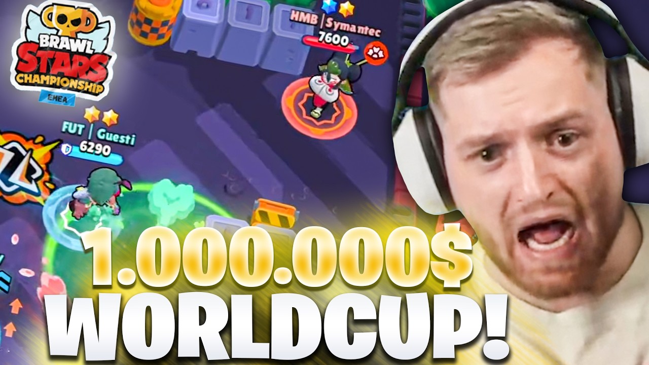 💸🥵1.000.000$ Brawl Stars WM MIT SYMANTEC meinem COACH! Können sie gewinnen?!  | Trymacs Highlights