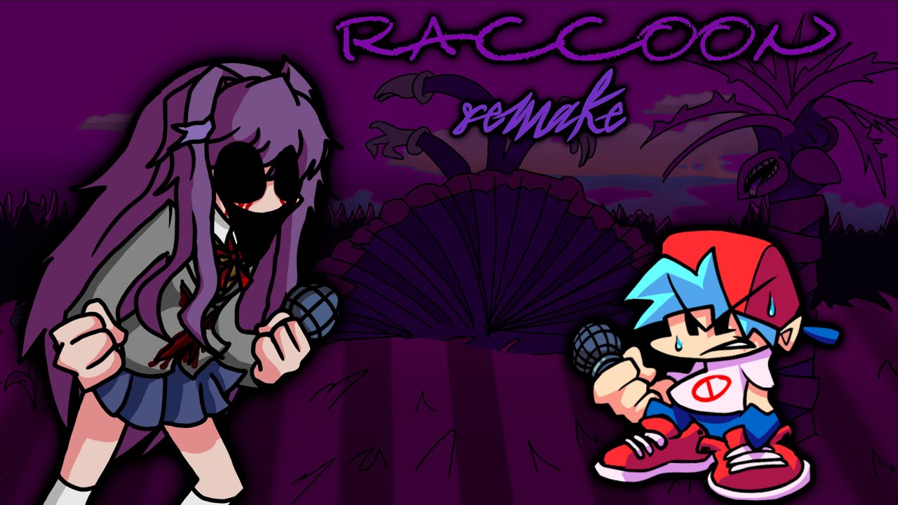 FNF Vs. Monika.EXE - Raccoon (Unofficial Remake) +FLP