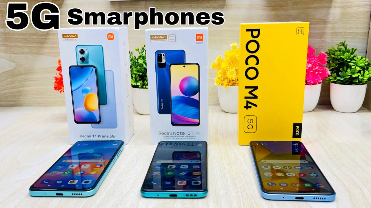 Redmi 11 Prime 5G Vs Redmi Note 10t 5G Vs Poco M4 5G ⚡ Unboxing || Comparison ⚡ Full Details Hindi
