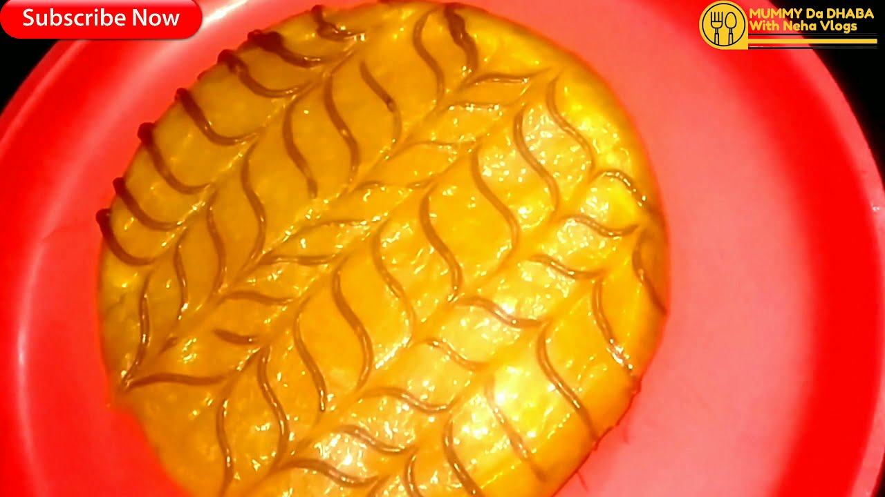 mango cake | whole wheat flour cake|eggless mango cake|aata mango cake|simple & easy cake decoration