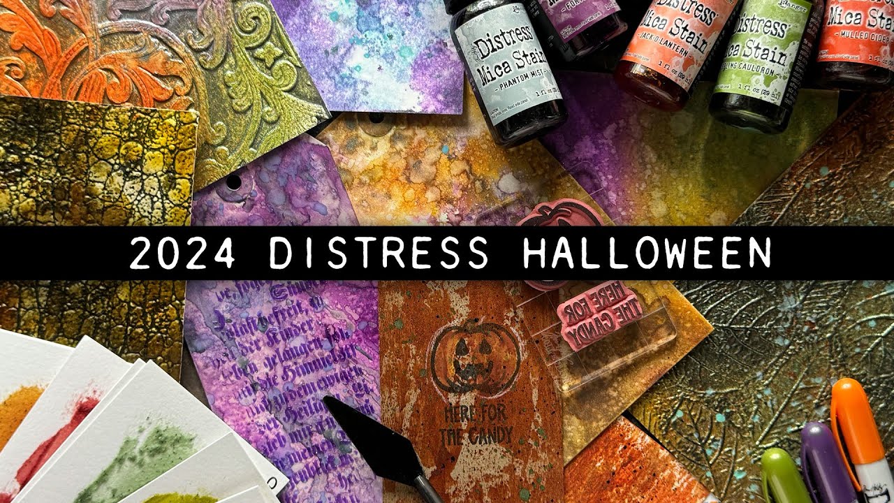 Tim Holtz Distress Halloween Techniques (2024)