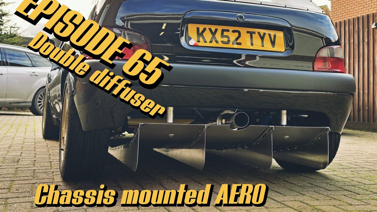 Проект 5AXO Ep65 - Citroen Saxo VTS Turbo мощностью 370 л.с. - Задний диффузор, установленный на ...