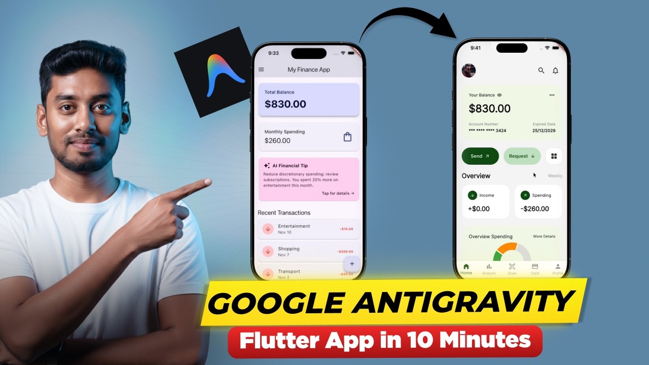 Google&rsquo;s Anti-Gravity Builds a Flutter App - Watch Before Everyone Else!