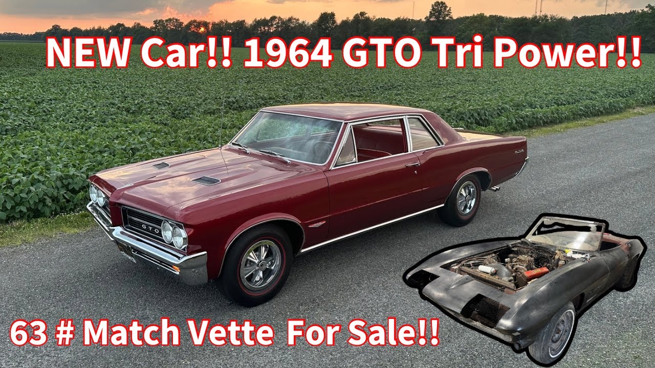 Мы ПОКУПАЕМ Pontiac GTO 1964 года!! 389 Tri Power 4 Speed! ПРОДАЁМ Corvette 327/340 1963 года! Но...