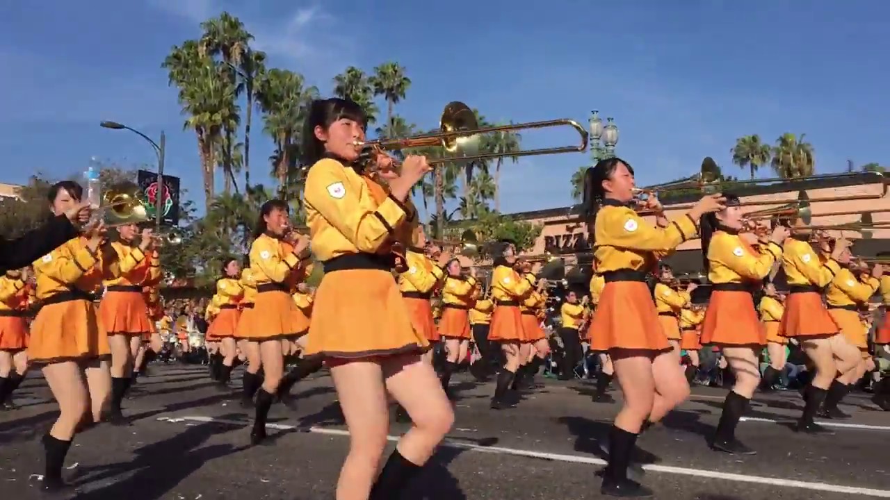 Kyoto Tachibana in the 2018 Rose Parade