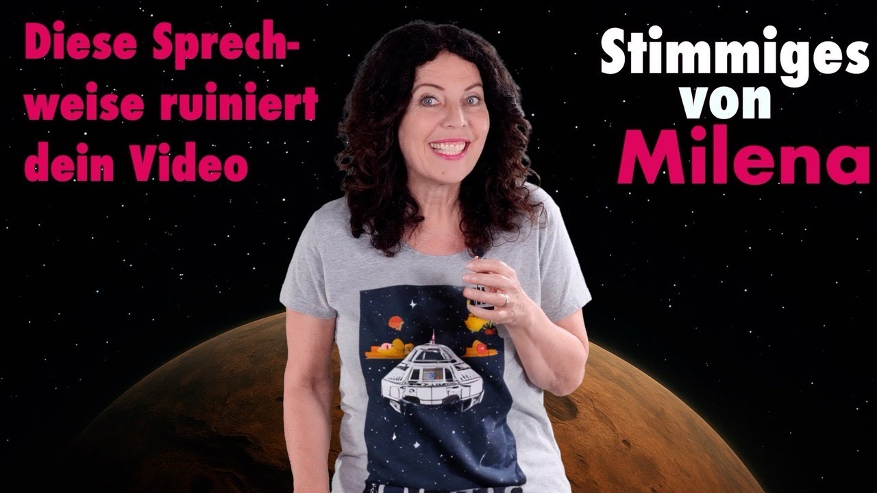 Diese Sprechweise ruiniert dein Video | Milena Hardt