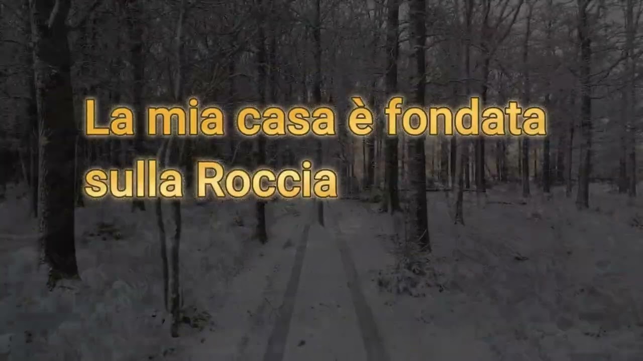 La mia casa è fondata sulla Roccia - Canto Cristiano. Voce, Piano e arrangiamenti  Fr. Nino