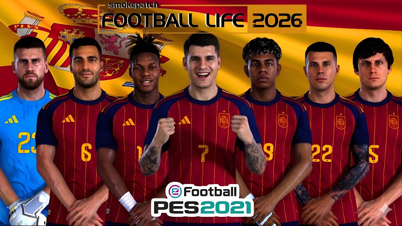 Facepack Collection Vol. 16 (2026) 🇪🇸 | Spain National Team | World Cup Series | PES 2021 l FL26
