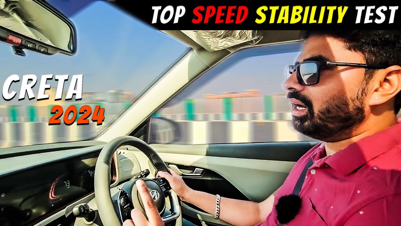 Creta 2024 Facelift Top Speed Stability Test || Creta 0 to 100 Test