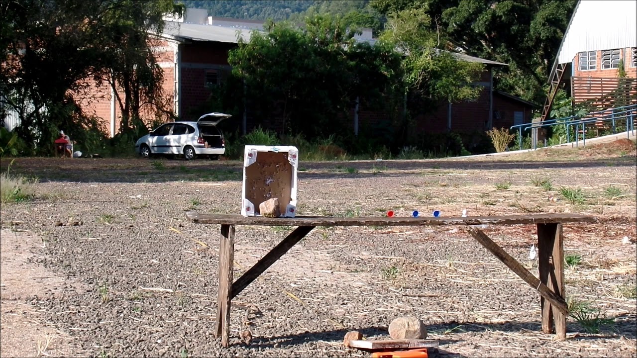 Plinking &agrave; 50 metros com Cfx Royal 5.5#Tiros de precis&atilde;o!!!