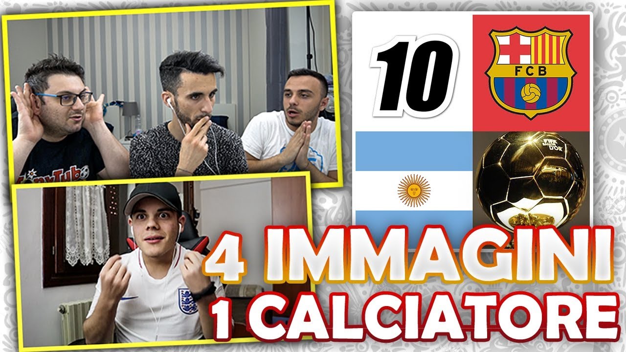 4 IMMAGINI 1 CALCIATORE! |  INDOVINA IL CALCIATORE CHALLENGE w/FIUS GAMER, TONY TUBO e ENRY LAZZA!