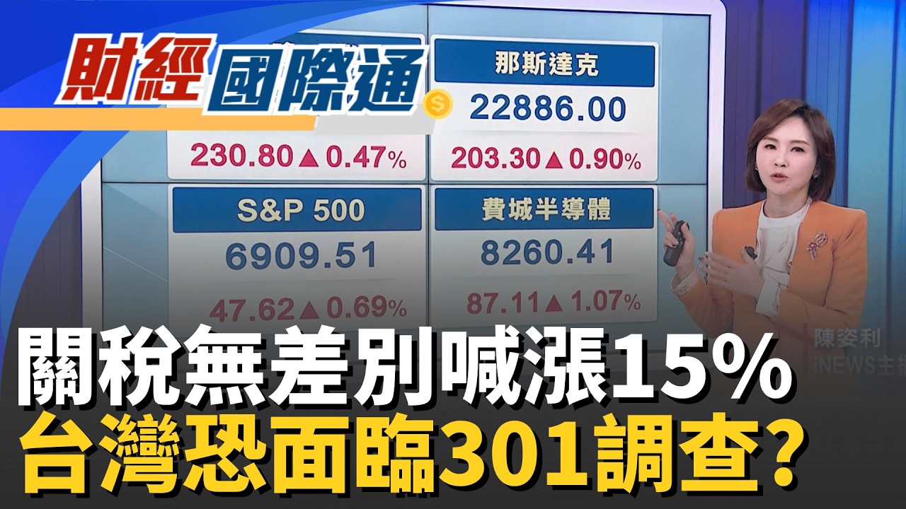 川普關稅改揮狼牙棒?! 無差別