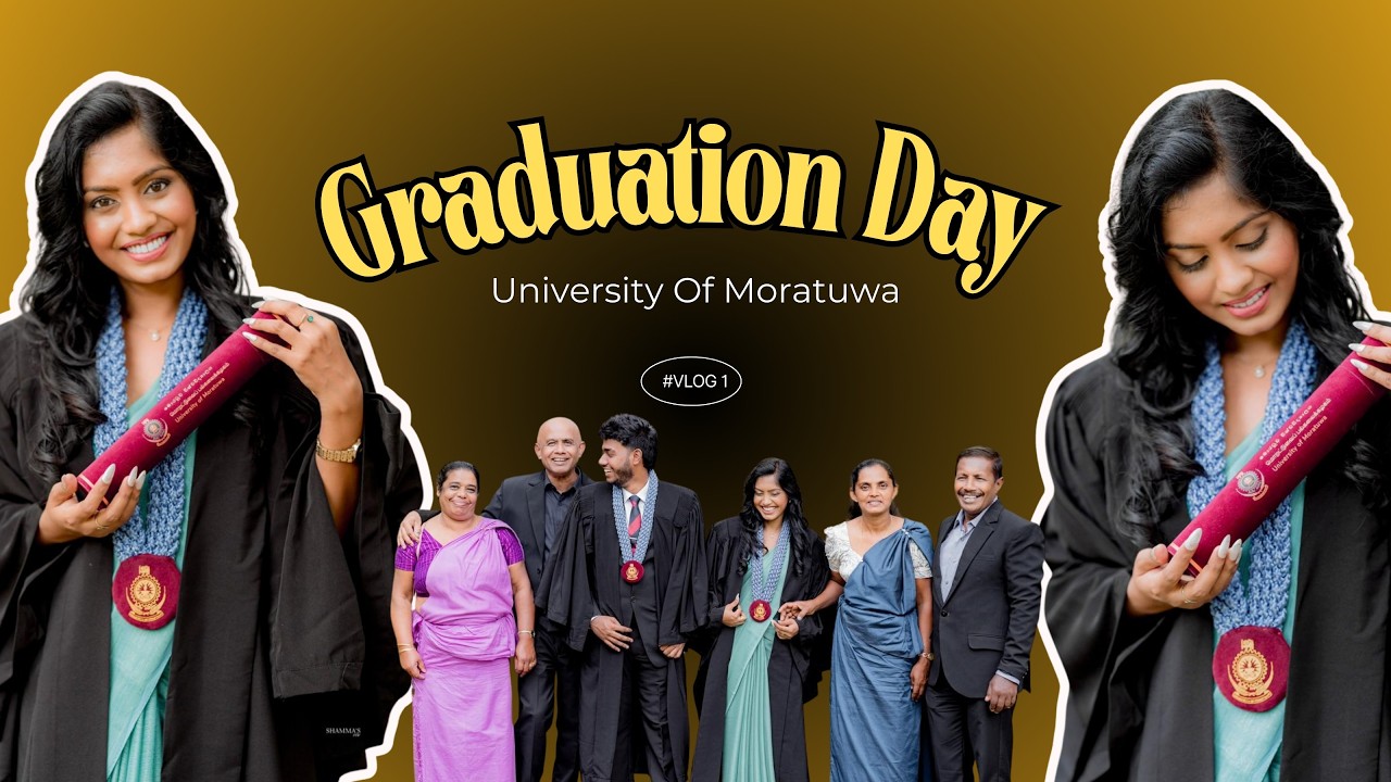 🎓 අපේ Convocation එක දවස 😍🥺 |  Did It! My Graduation Day | 2025 #universityofmoratuwa