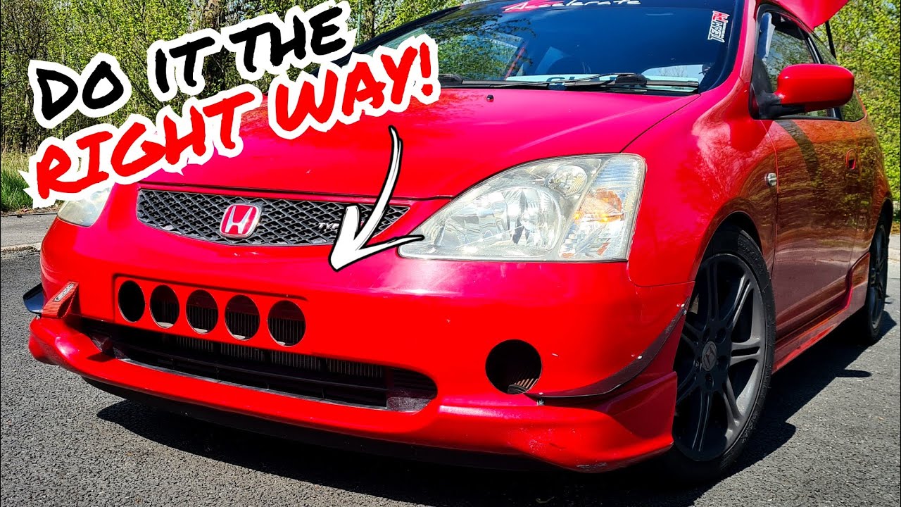 How To Cut SPEED HOLES In Your EP3 Civic Type R THE CORRECT WAY! *Specific Measurements Given*
