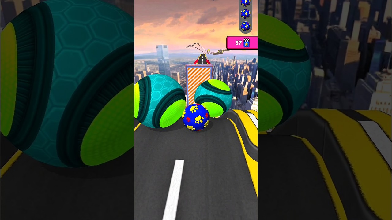 difficult high GOING BALlS GAMEPLAY 🐈 | Level 30 #shorts