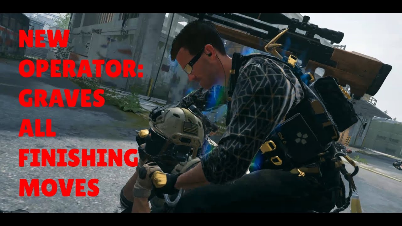 NEW BATTLEPASS OPERATOR: GRAVES, ALL FINISHING MOVES (STAND,PRONE,DOWNED) COD:MW2