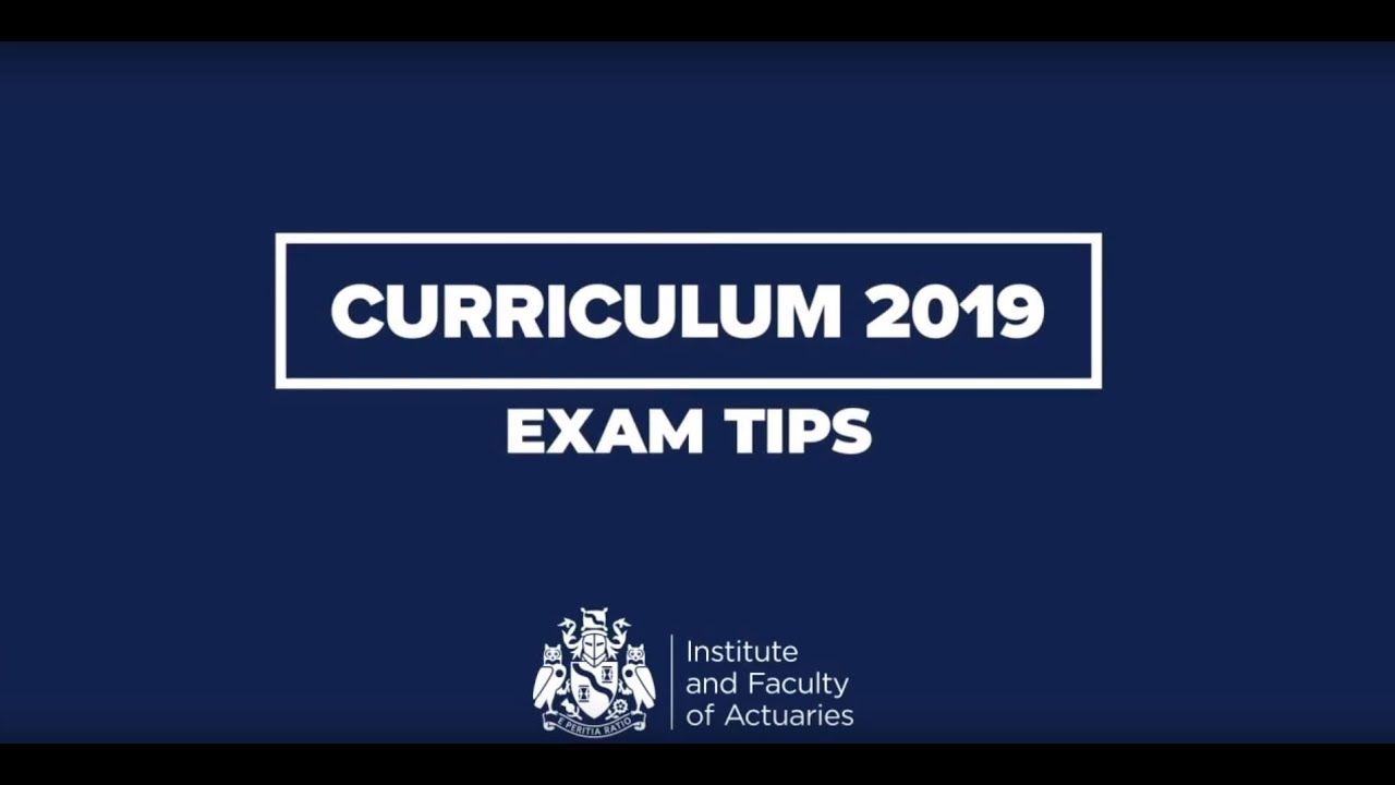 IFOA C19 Exam Tips