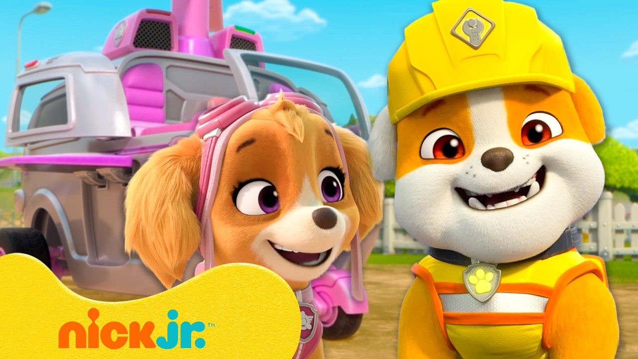 Rubble | Convidados especiais visitam a Patrulha Canina! | Nick Jr. em Português