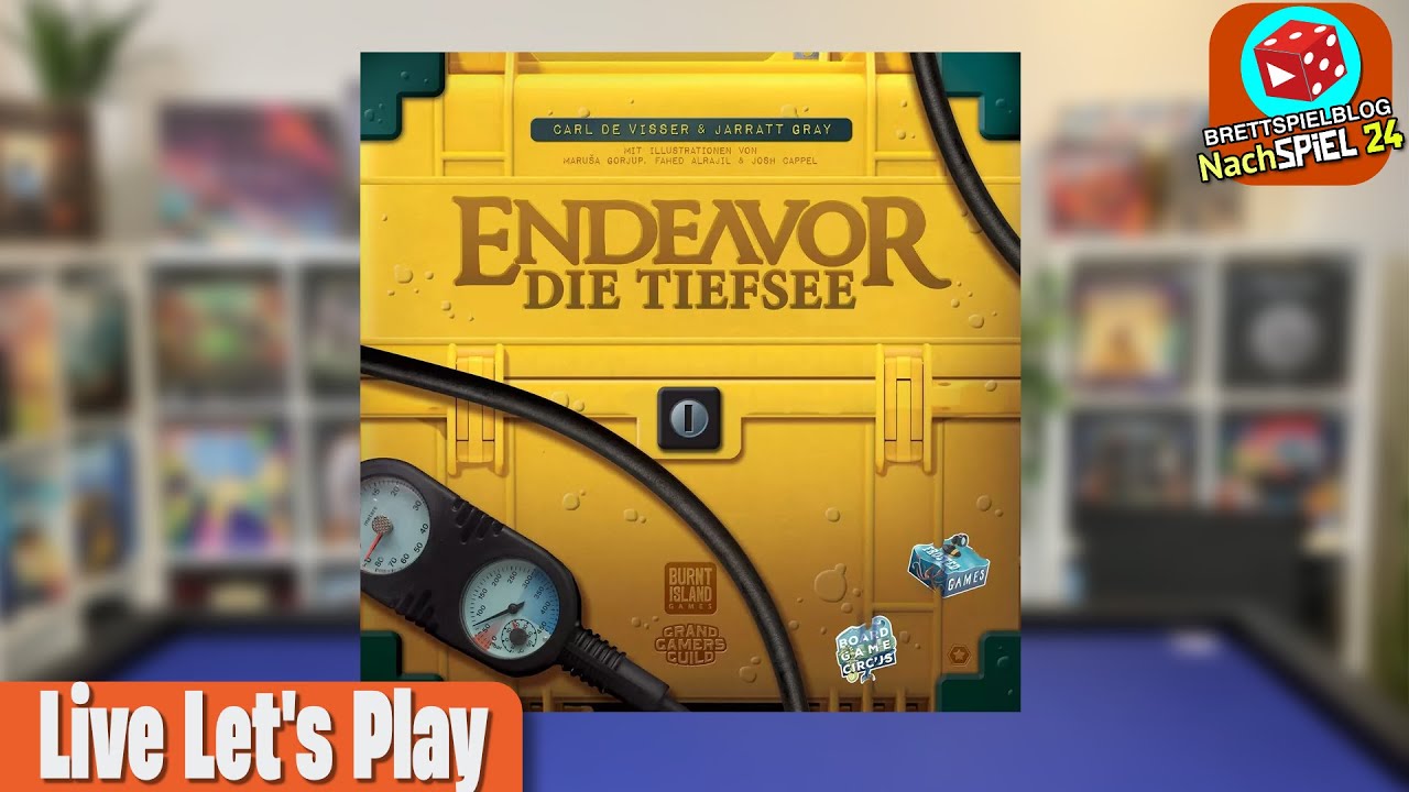 NachSPIEL 24 - Endeavor: Die Tiefsee - Live Let's Play (2 Spieler)