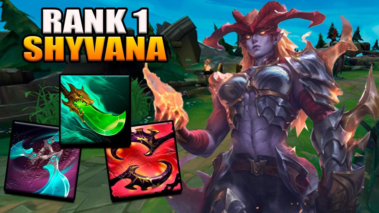 SHYVANA REWORK GAMEPLAY! OPINIONES RANK 1 SHYVANA EUW