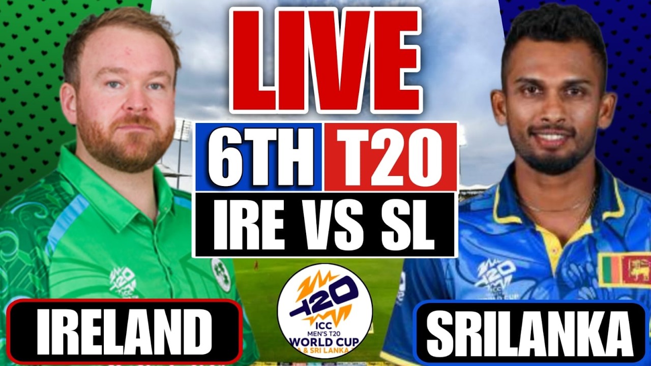 Sri Lanka vs Ireland, 6th Match, Group B, ICC Men's T20 World Cup 2026 - Commentary