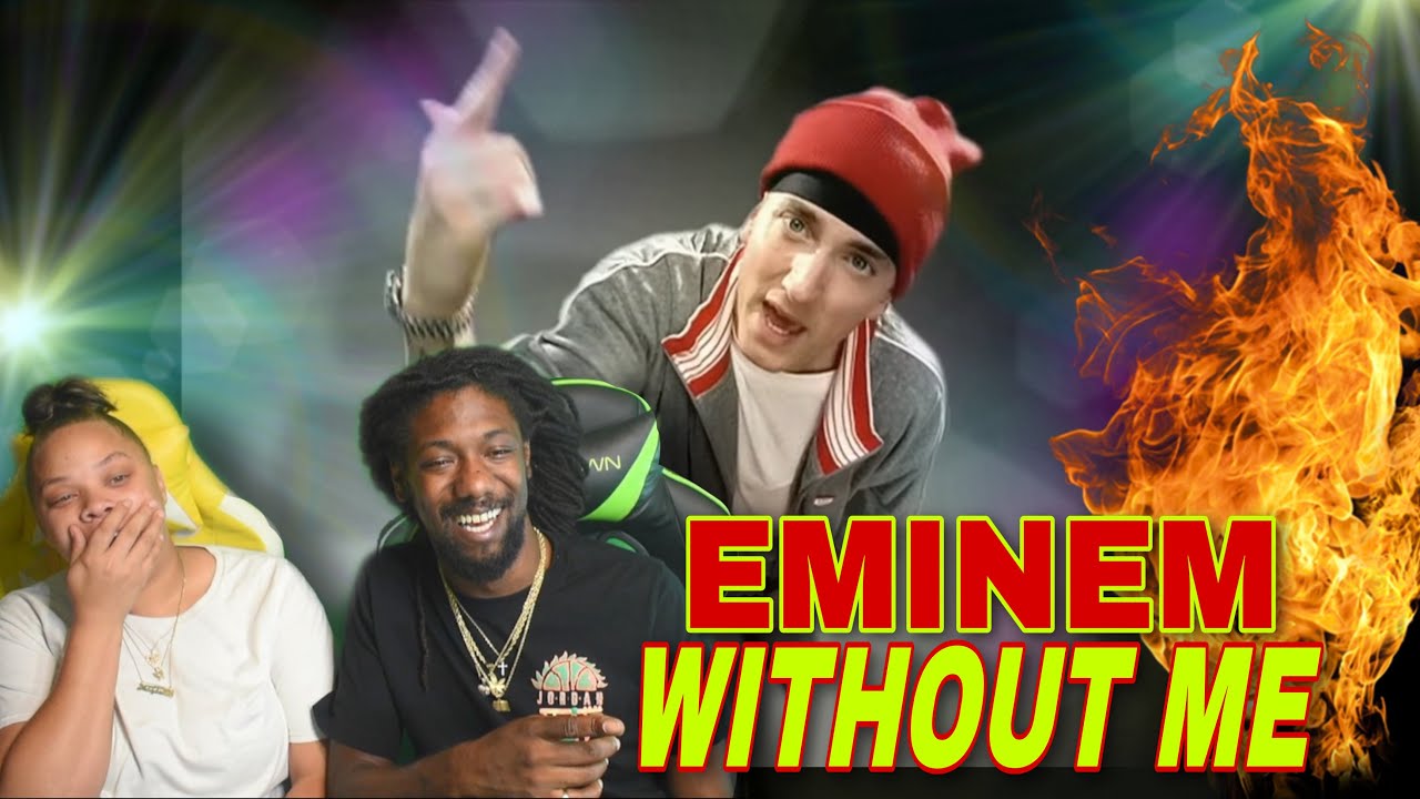 GIRLFRIEND FIRST TIME HEARING Eminem - Without Me (Official Music Video) Reaction