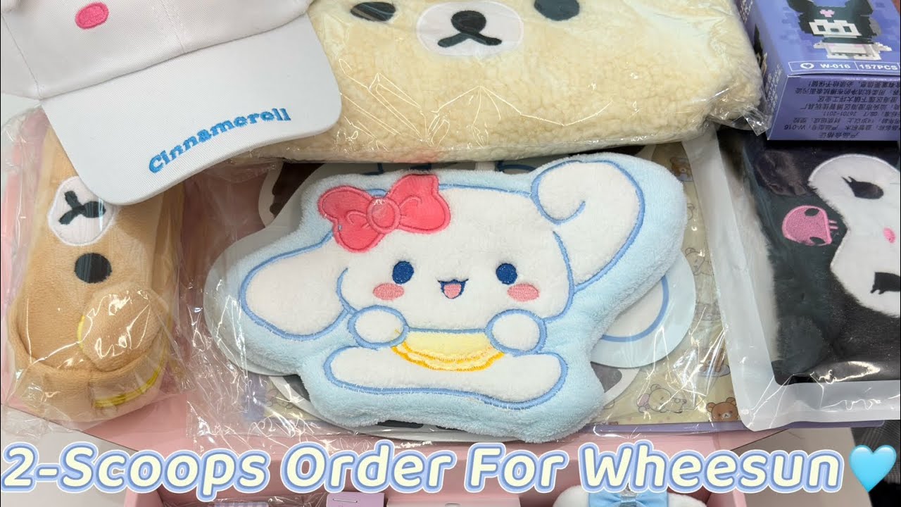 Let’s pack a 2-scoops order for Wheesun💝#sanrio #luckyscoop #mysterybox #packingorders #fpy 