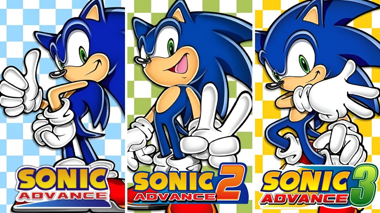 Sonic Advance Trilogy (GBA) - FULL GAME No Commentary (Longplay)