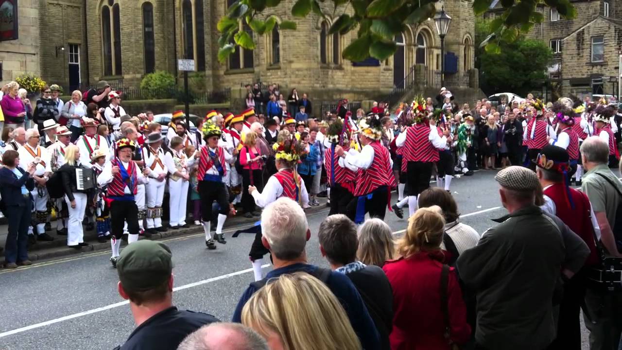 Saddleworth Rushcart 2011 Uppermill Square Rushcart Dance